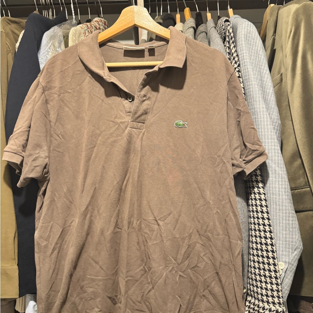 Lacoste Men's Tan Polo Shirt - Picture 2 of 3
